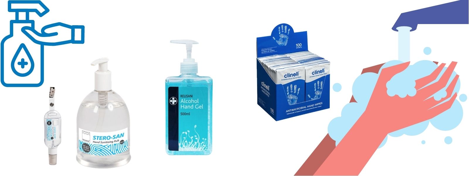 hand washing hand santising