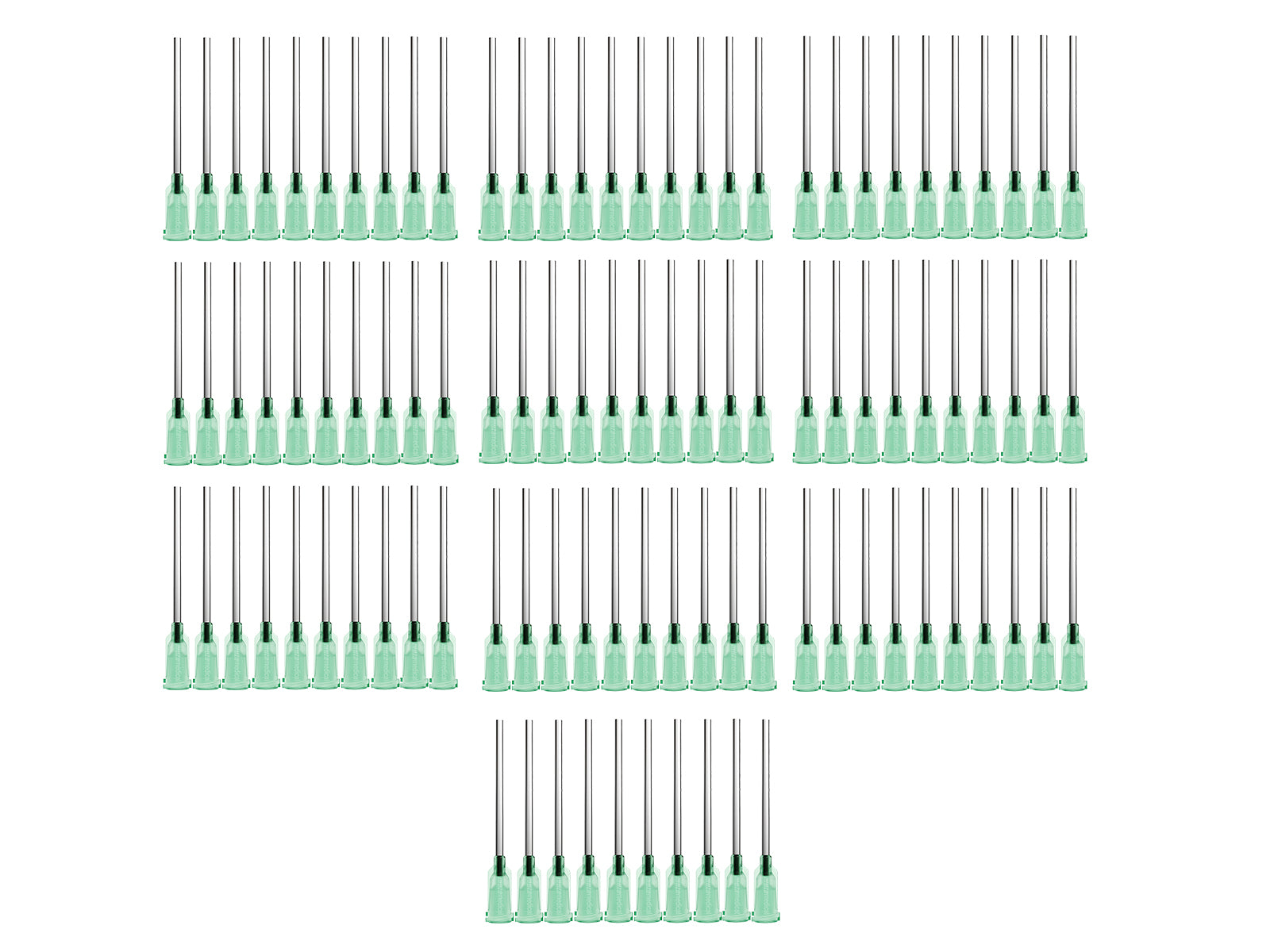 Blunt Mixing Drawing Up Needle, Green 14G x 1 1/2" (100)