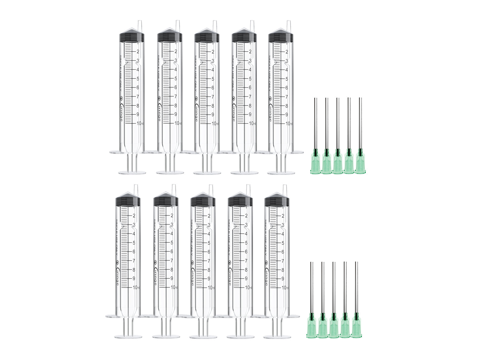 Ciringe Liquid Mixing Set with Green 14G Blunt Needle