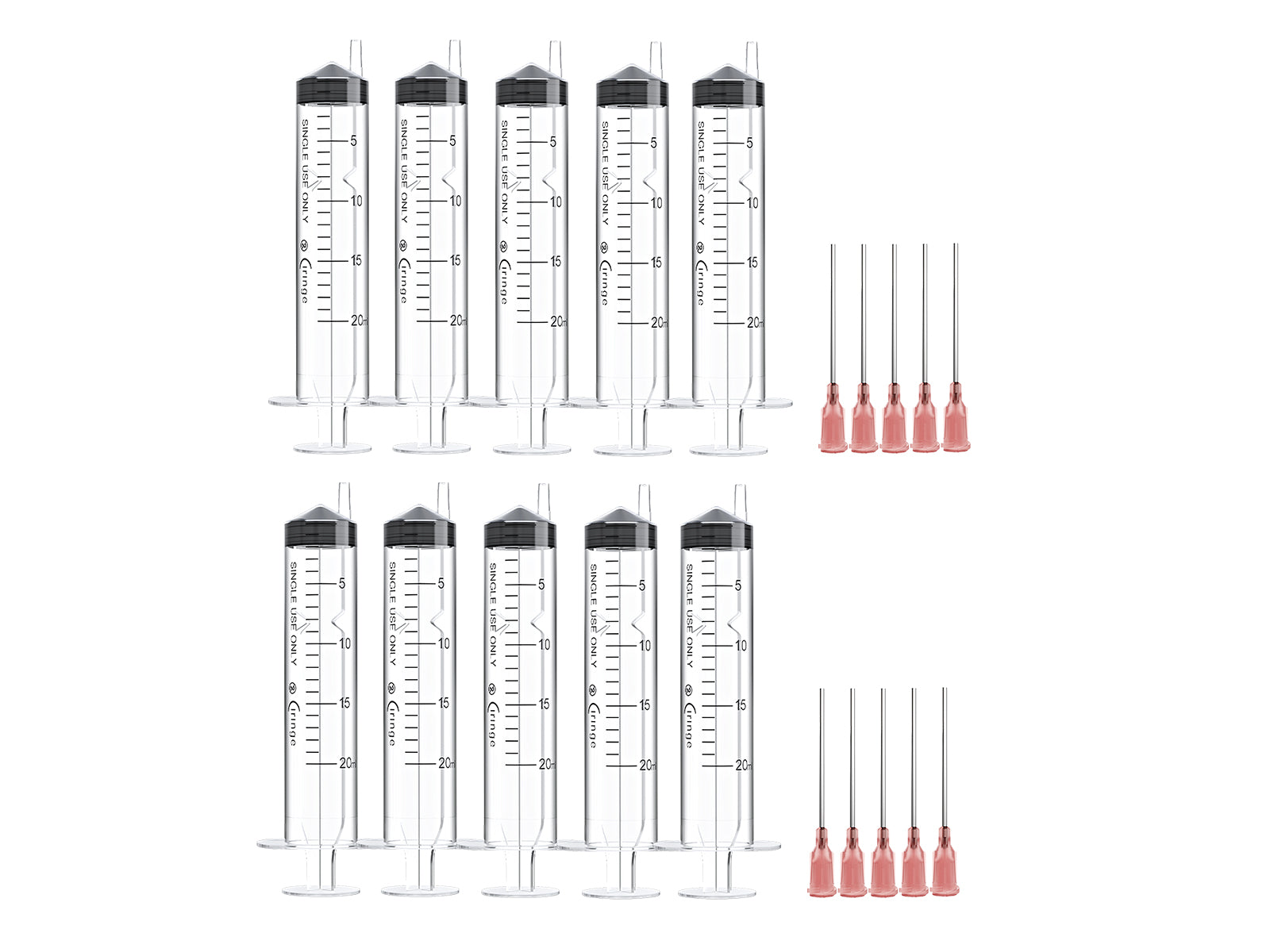 Ciringe Liquid Mixing Set with Pink 18G Blunt Needle