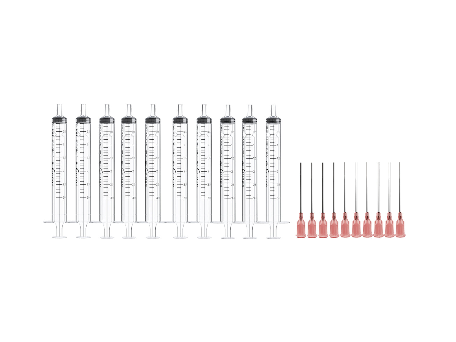 Ciringe Liquid Mixing Set with Pink 18G Blunt Needle
