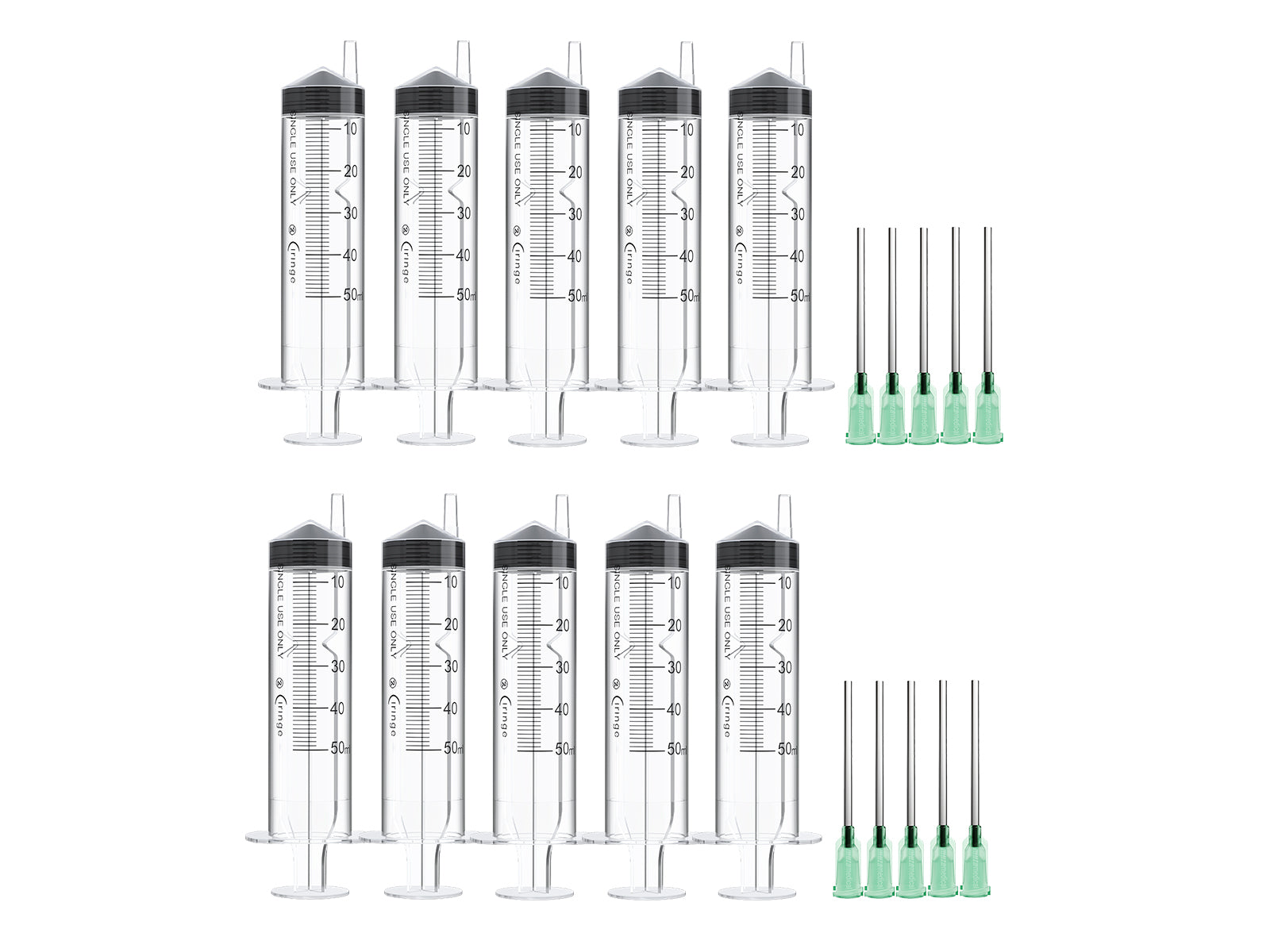 Ciringe Liquid Mixing Set with Green 14G Blunt Needle
