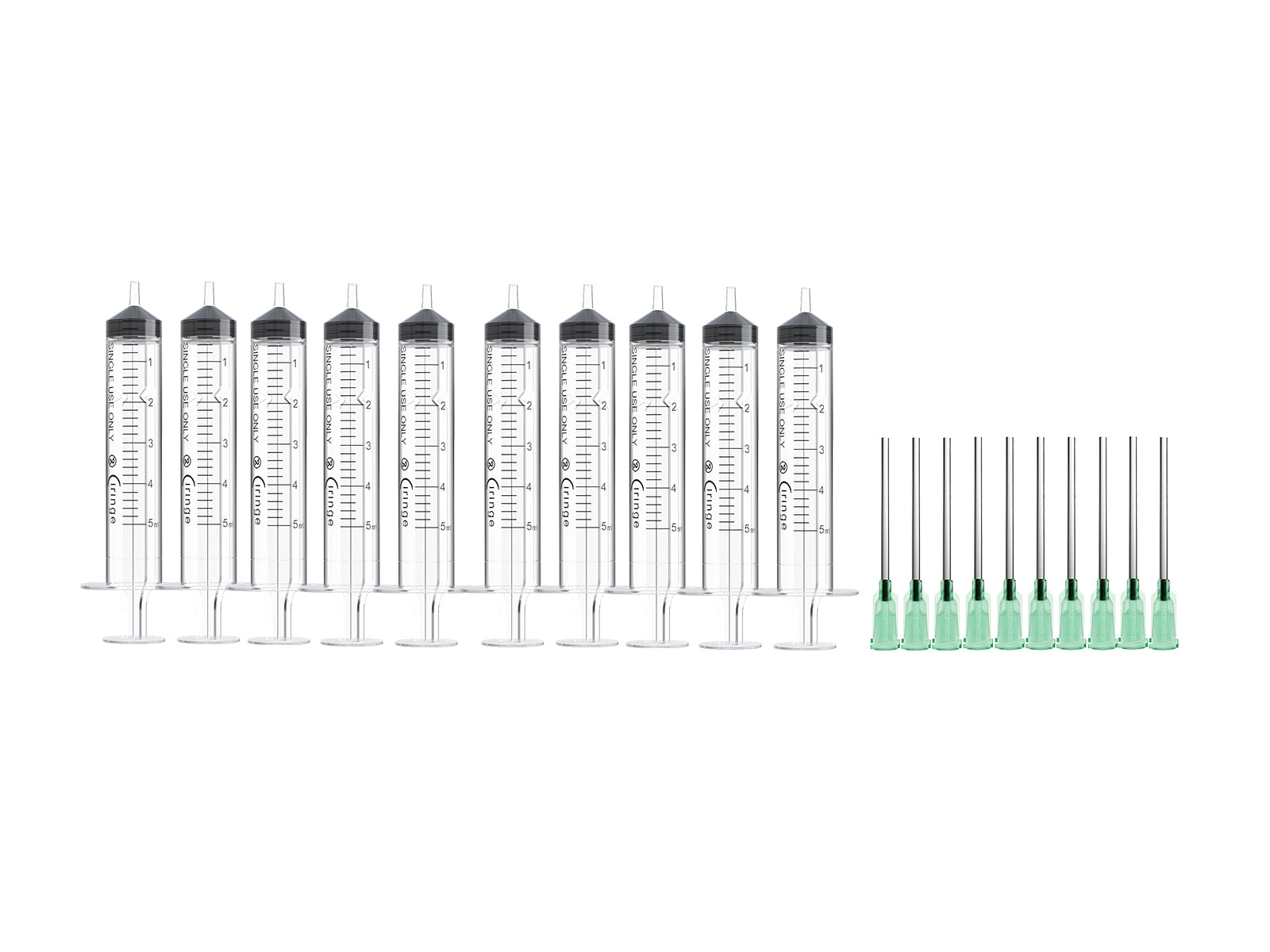 Ciringe Liquid Mixing Set with Green 14G Blunt Needle