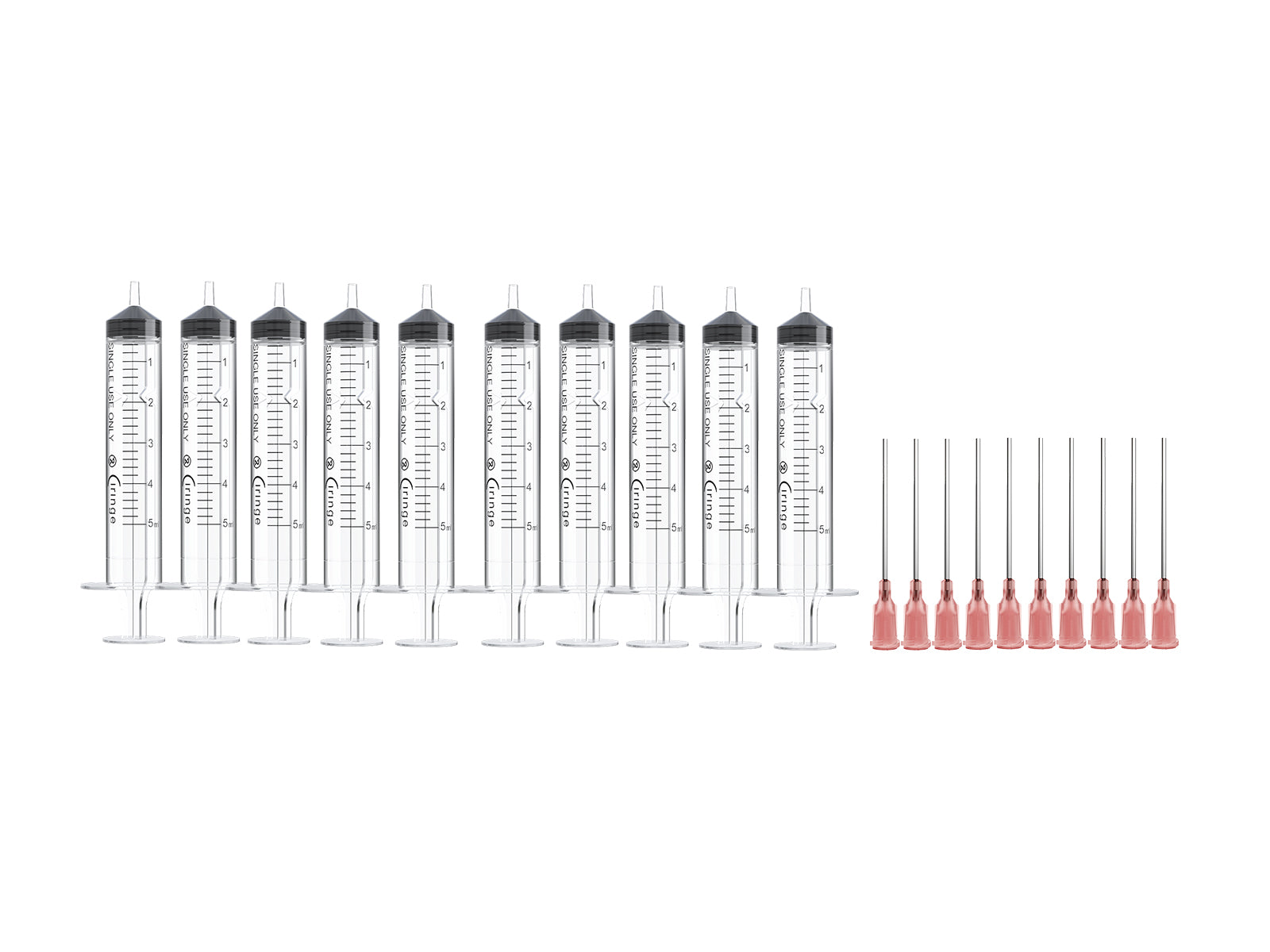 Ciringe Liquid Mixing Set with Pink 18G Blunt Needle