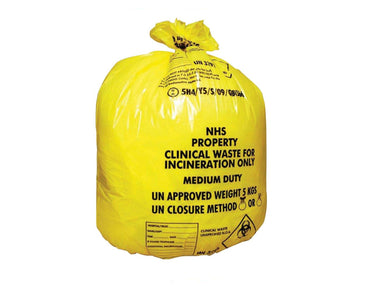 Clinical Waste Sacks 5kg Medium Duty