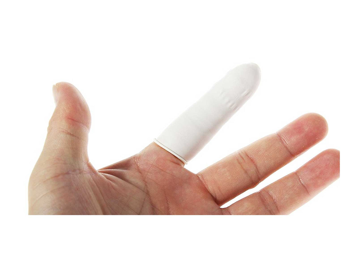 Waterproof Rollon Finger Cot Latex Medical Equipment — Muzamedical