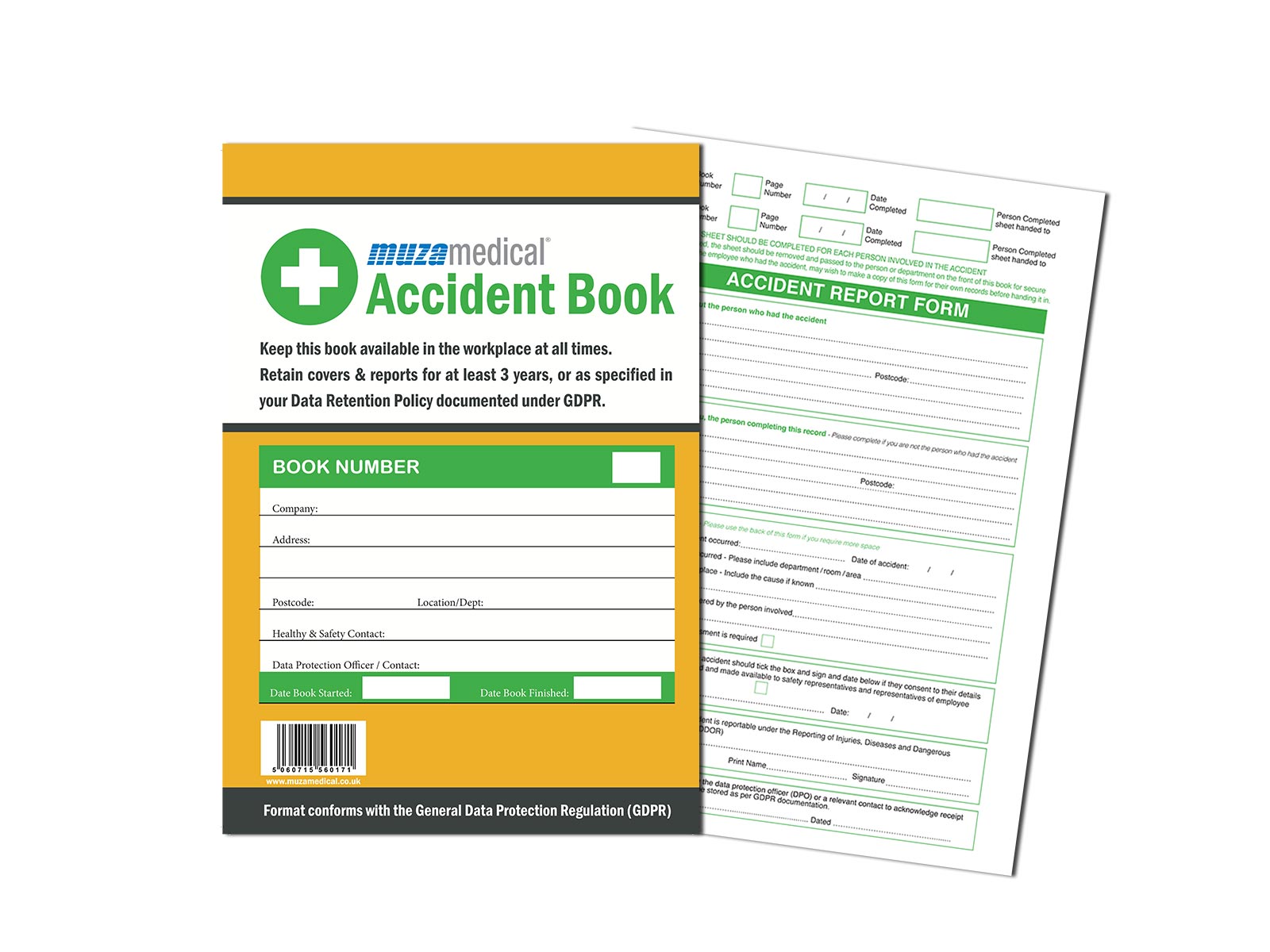 Accident Book A4 (50 perforated forms)